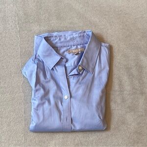 Banana Republic Blue Button Down Shirt Cotton Classic